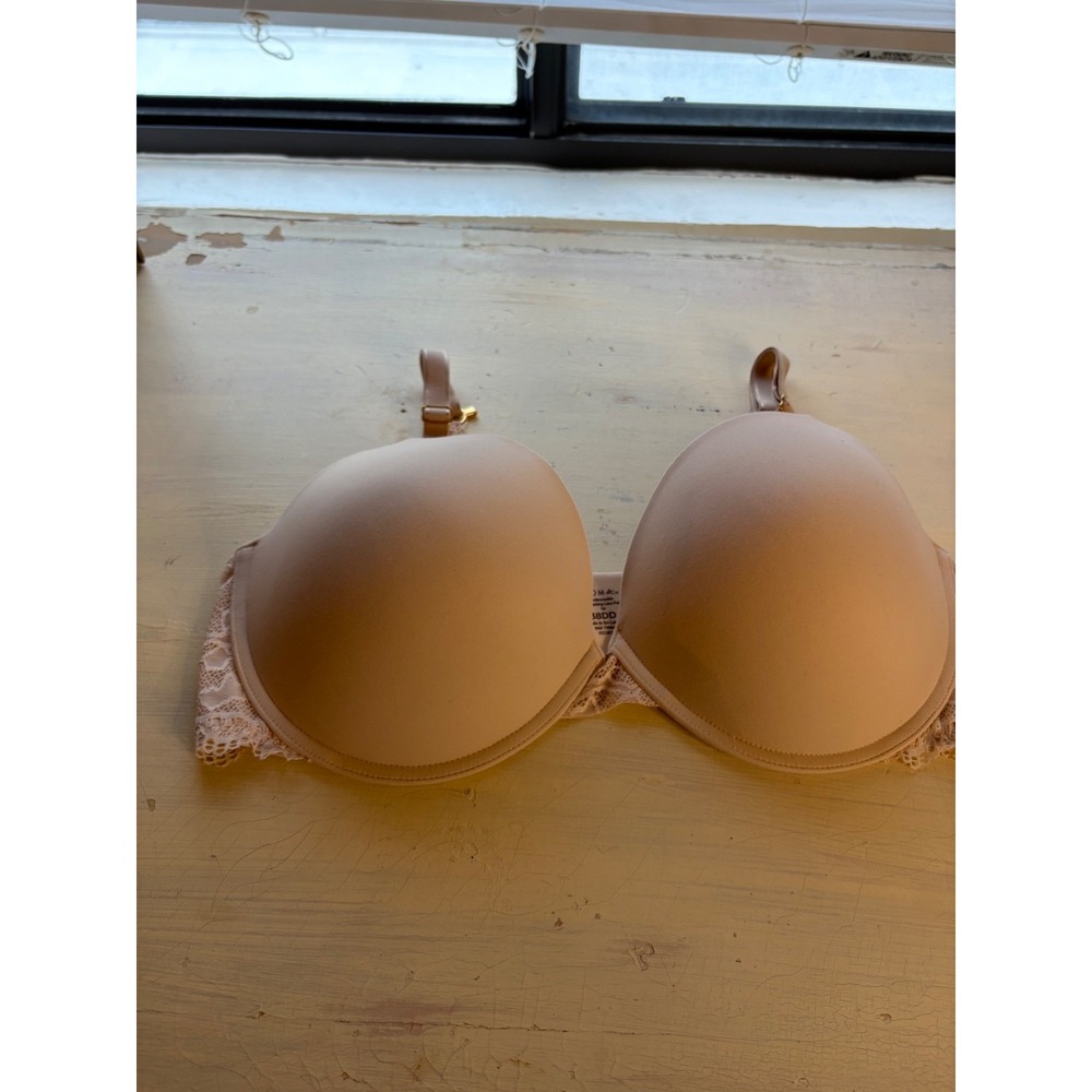 Soma Embraceable Perfect Coverage Bra 38DD Nude‎ Lace